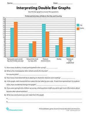 analyzing a graph worksheet 2