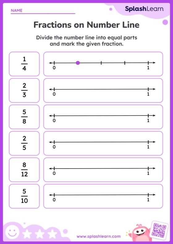 open number line worksheets