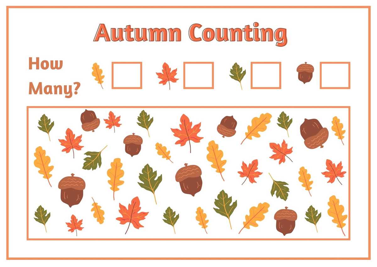 counting numbers worksheets for kindergarten