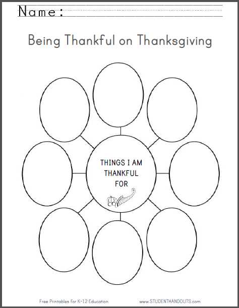 grateful worksheet
