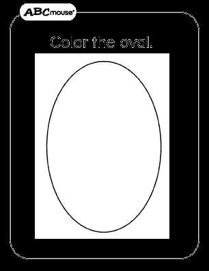 oval worksheets for preschool