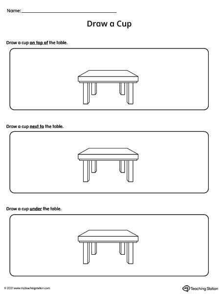 on under worksheet
