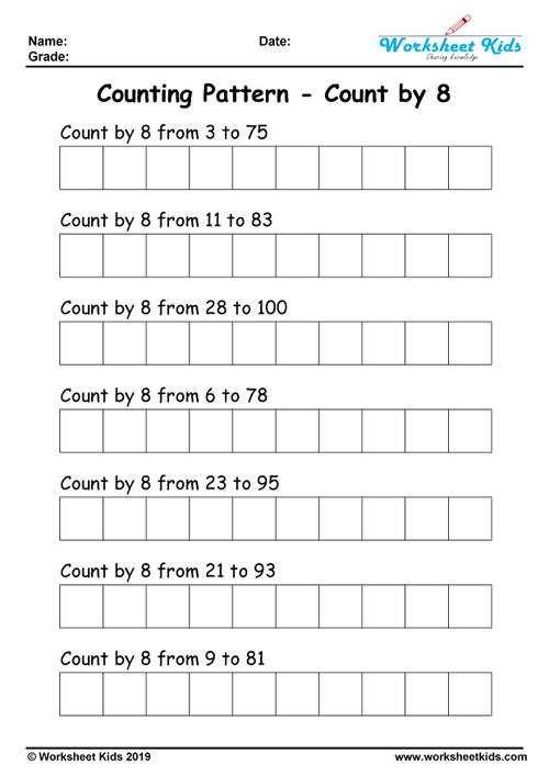 counting with pictures worksheets