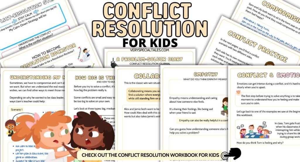 conflict resolution worksheets