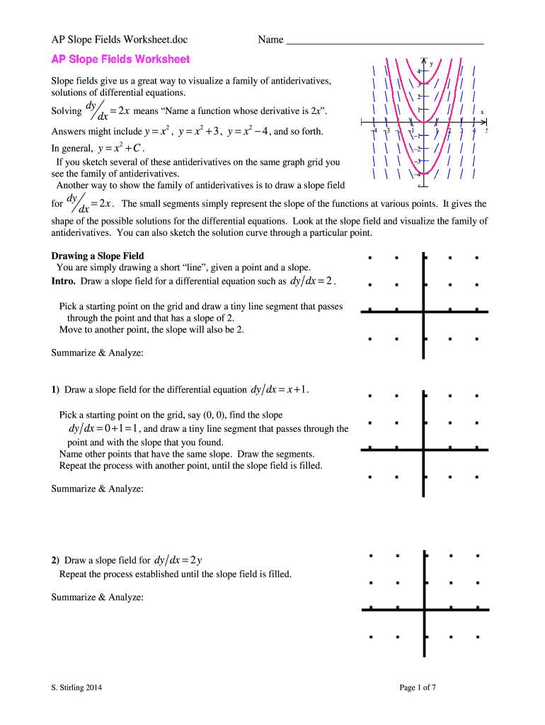 finding slope from two points worksheet doc
