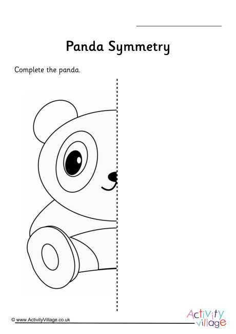 panda bear worksheets