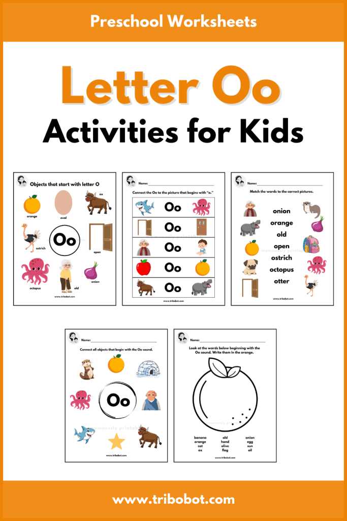 letter oo worksheets