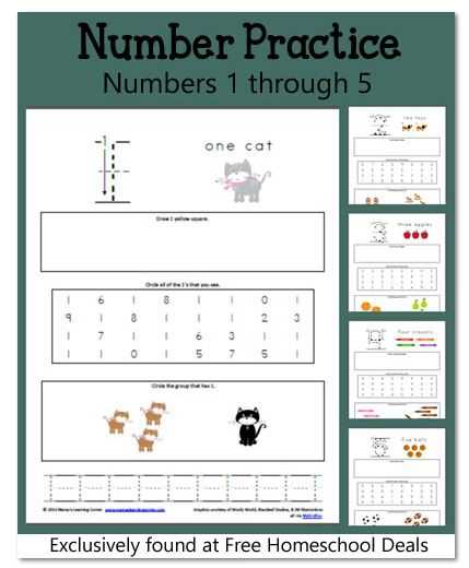 1 5 math worksheets