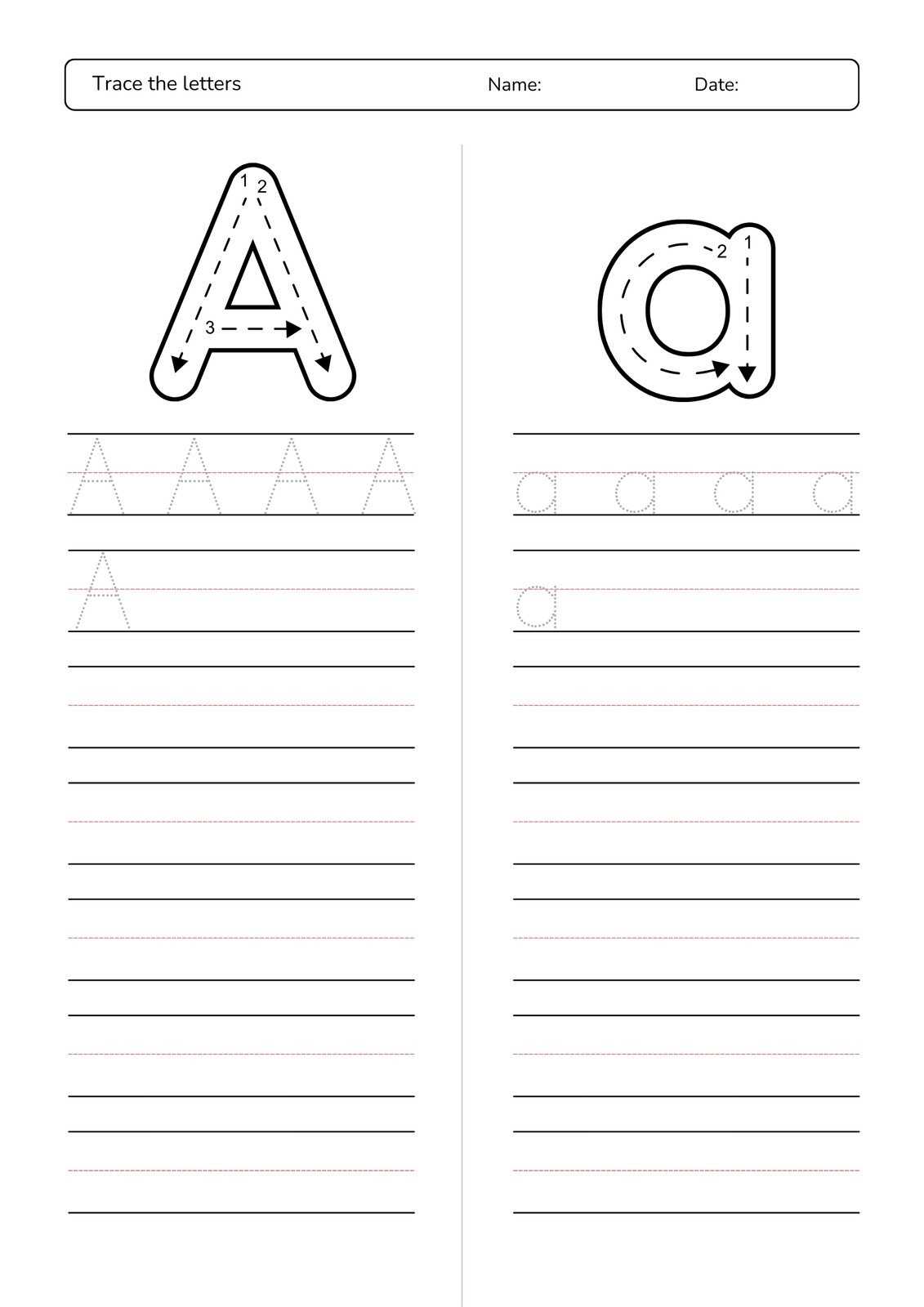 free handwriting worksheet creator
