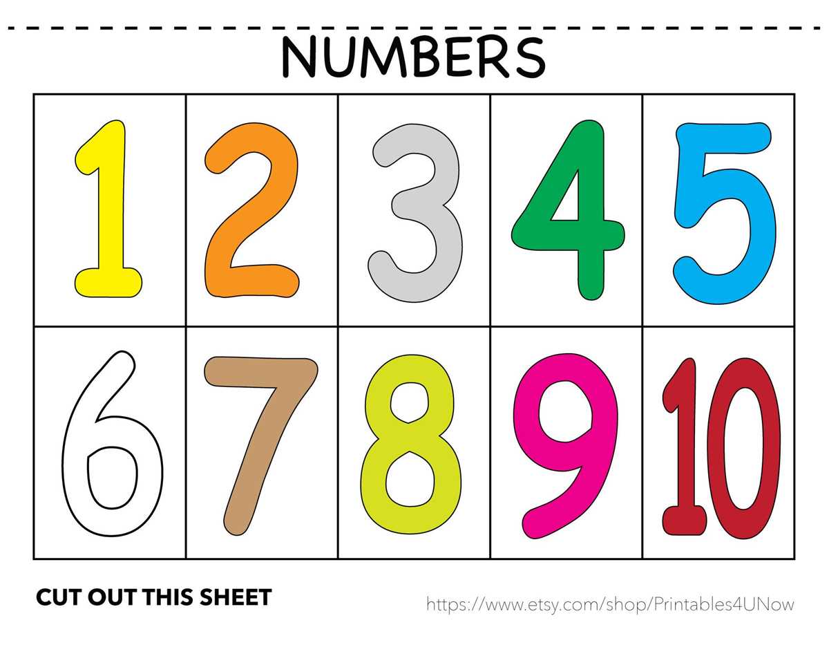 number matching worksheets 1 10 number matching worksheets 1 10