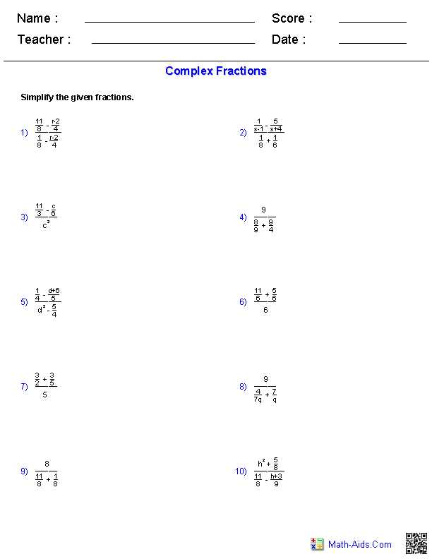 simplify rational exponents worksheet