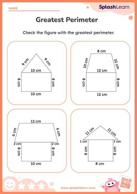 perimeter of irregular shapes worksheets