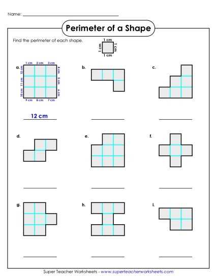 perimeter volume and area worksheets perimeter volume and area worksheets