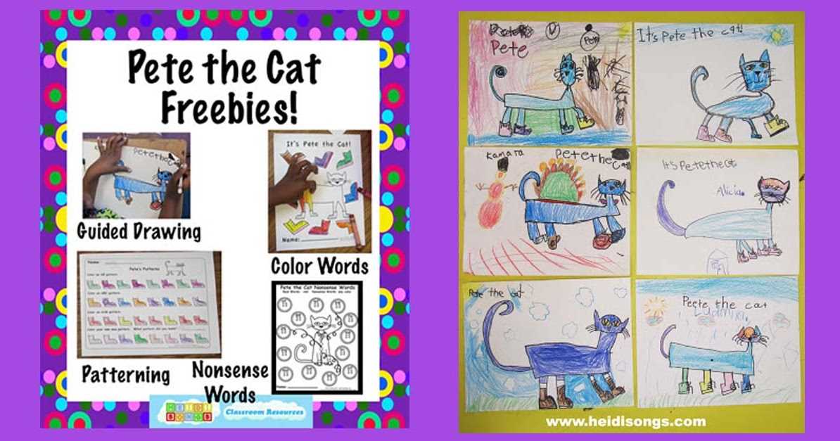 pete the cat worksheet