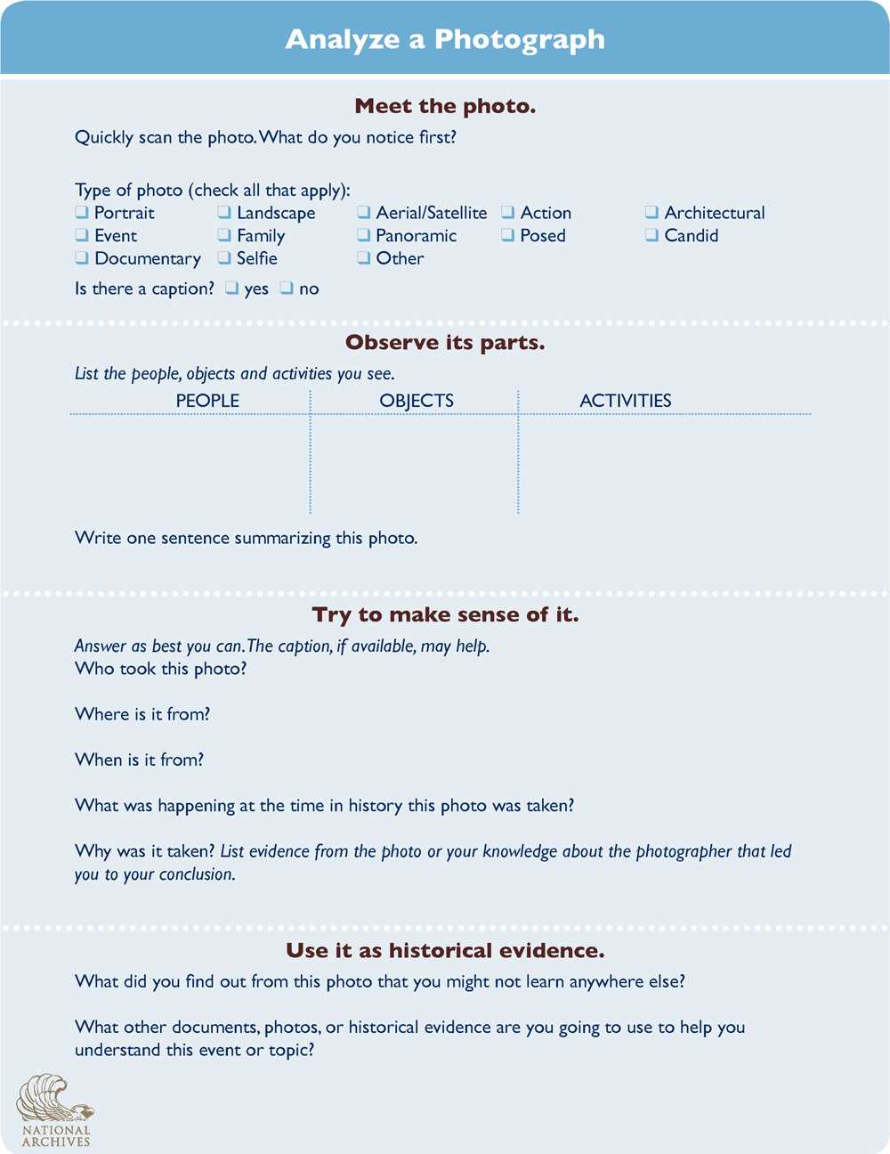 analyzing key ideas in a text worksheets