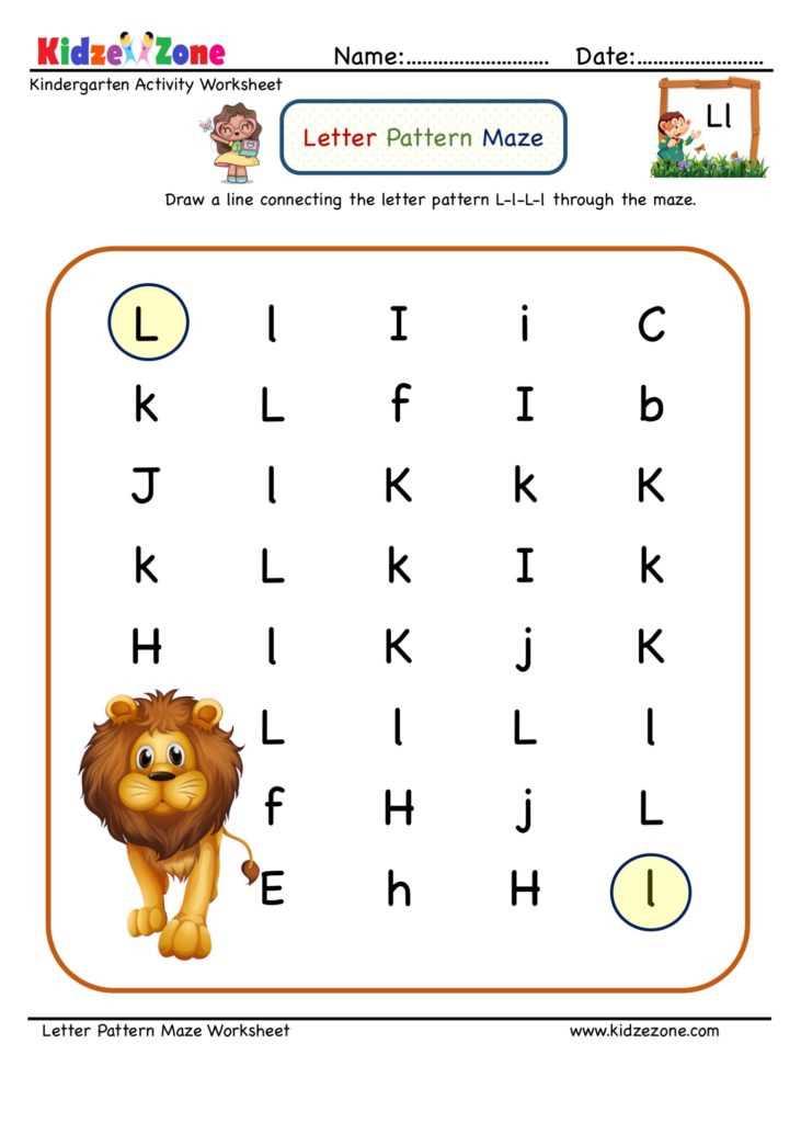 letter l worksheet