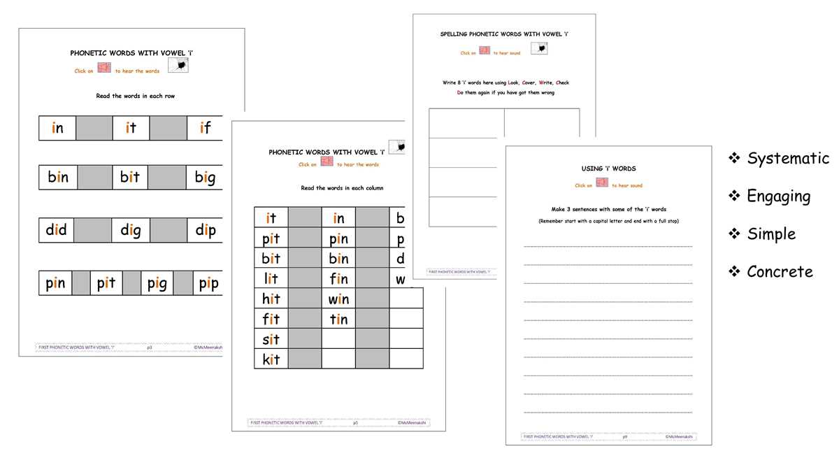 phonetics worksheets
