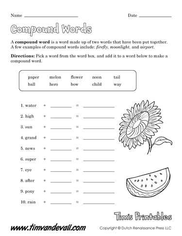 word worksheets