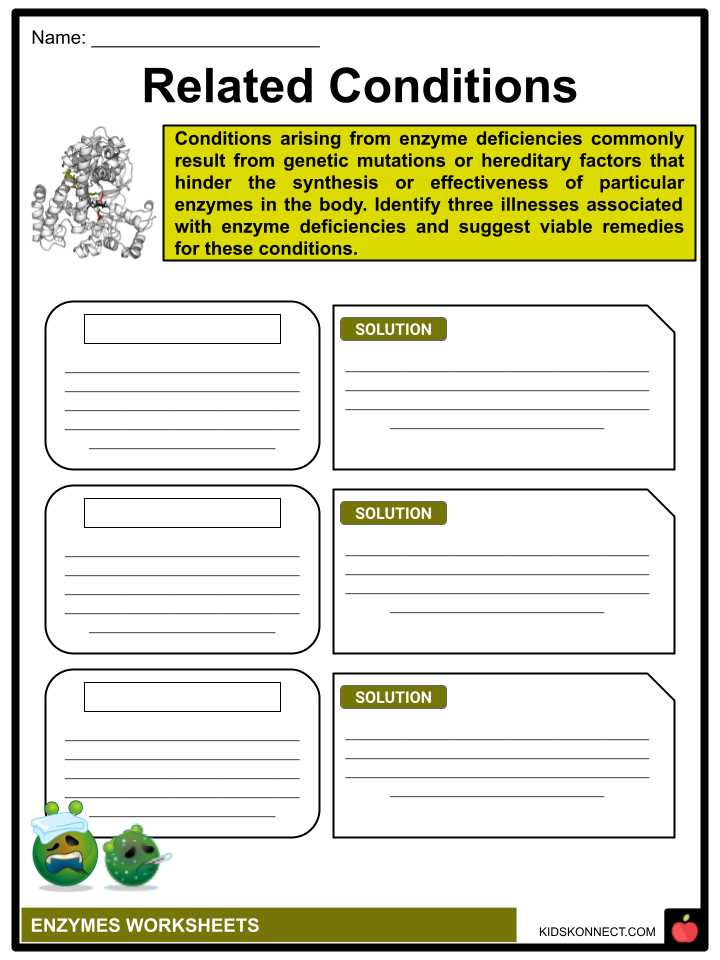 enzyme basics worksheet