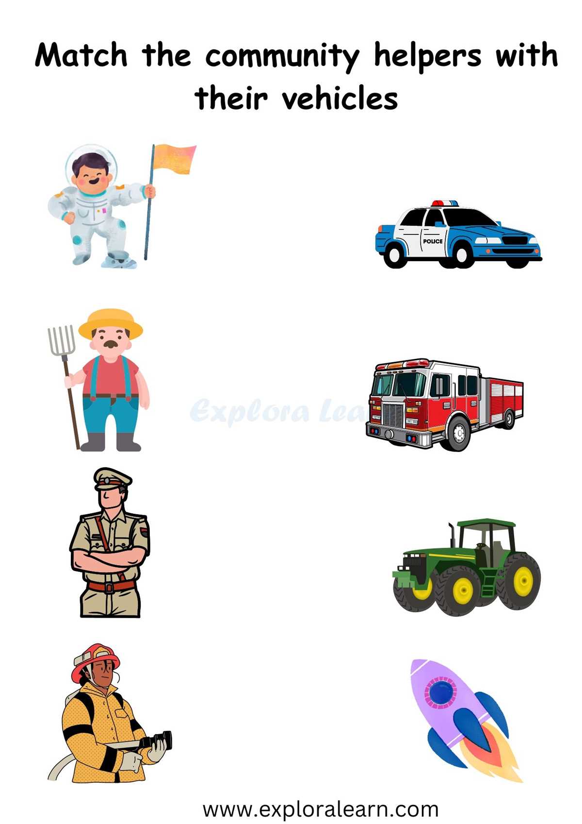 community helpers worksheet