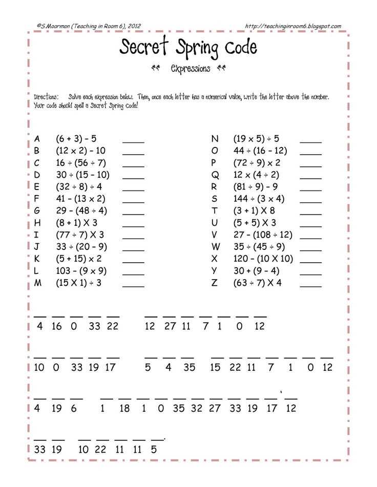 fun algebra worksheets
