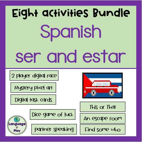 practice worksheet ser vs estar