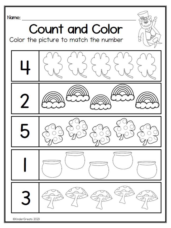 pre k math worksheet