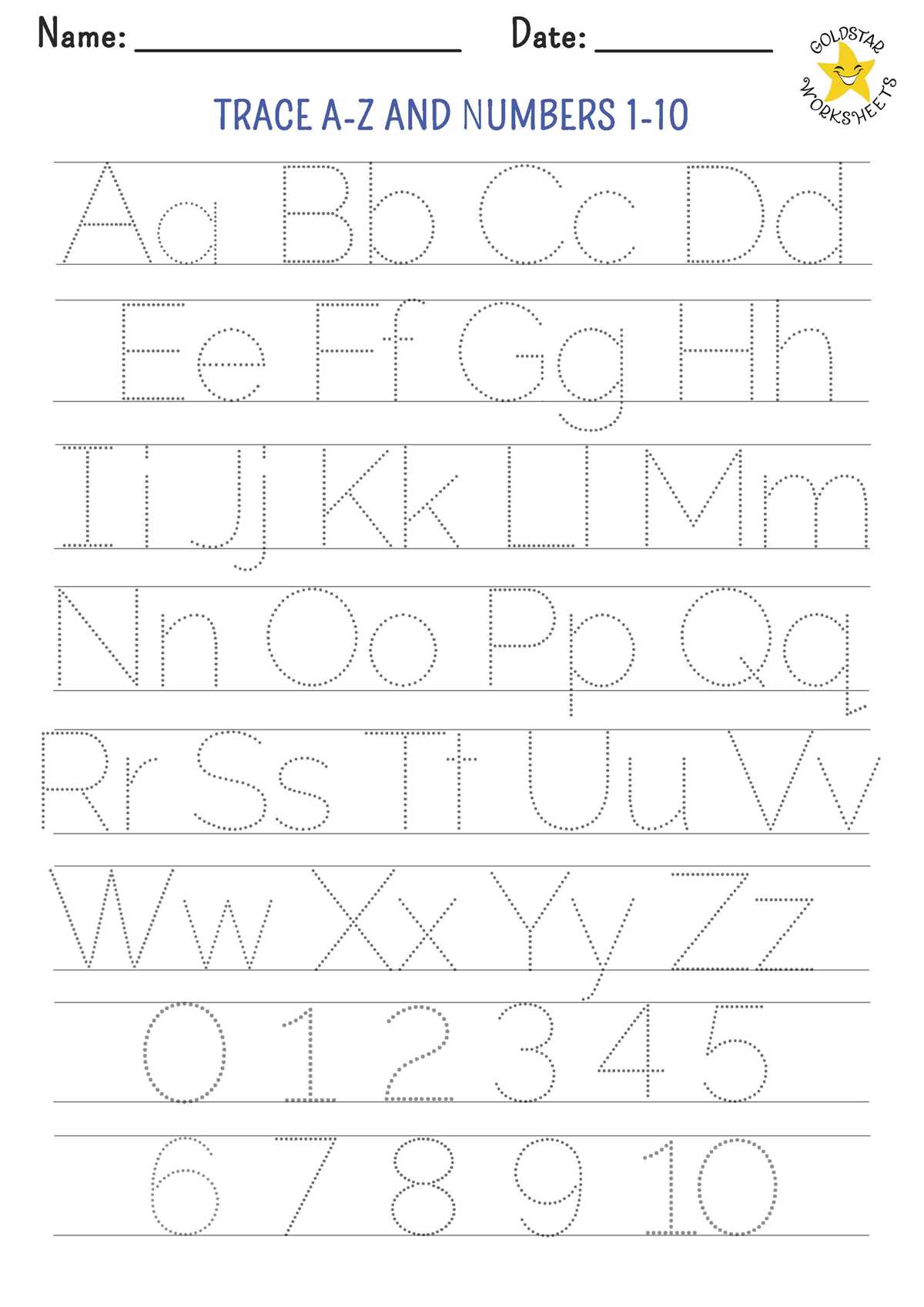 prek tracing worksheets