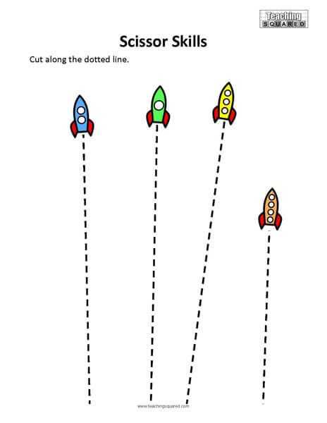preschool cutting skills worksheets