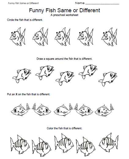 preschool educational worksheets