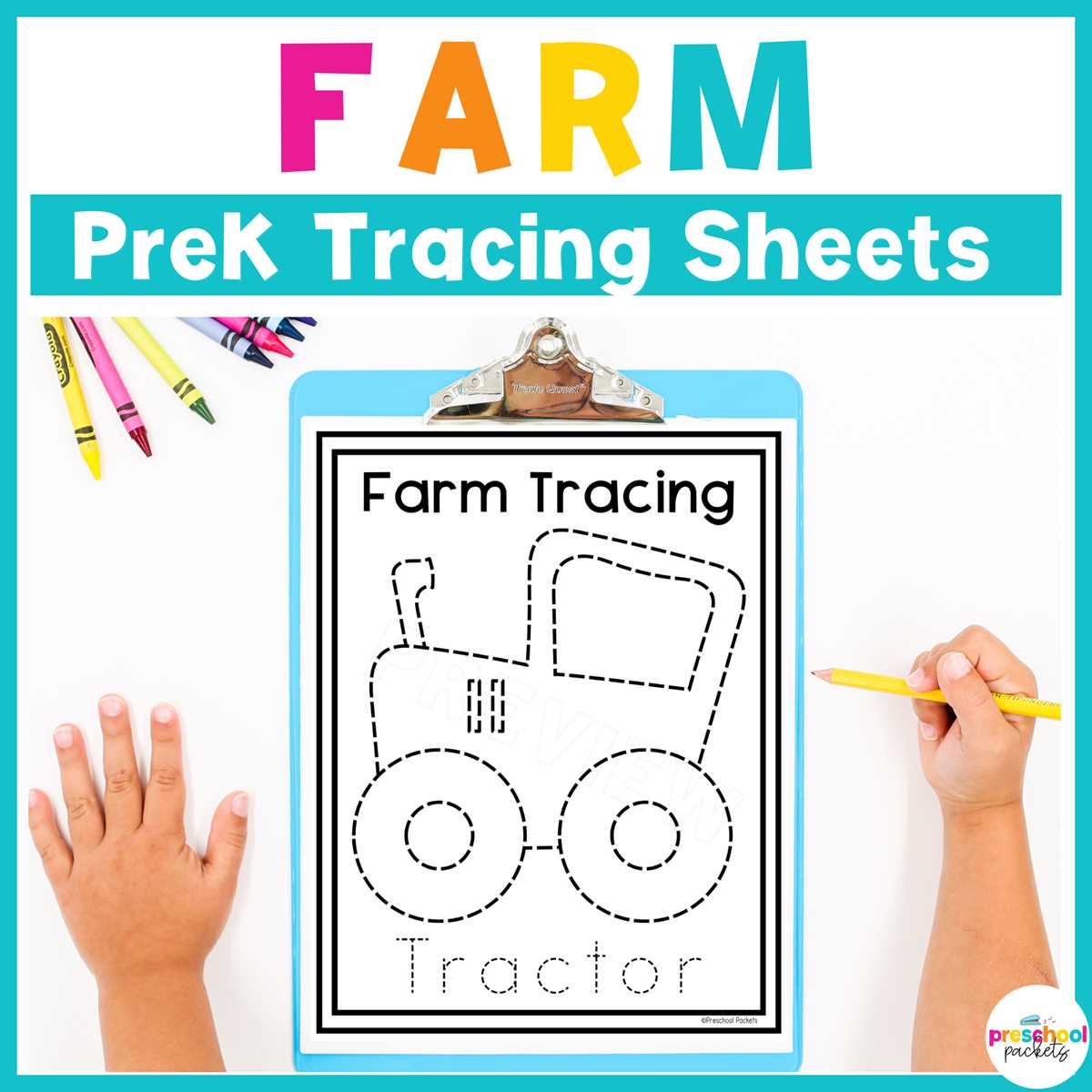 preschool farm worksheets