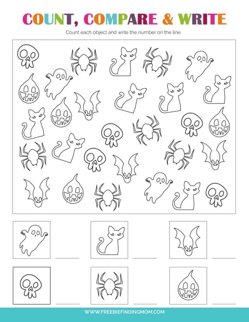 preschool halloween worksheets for preschool
