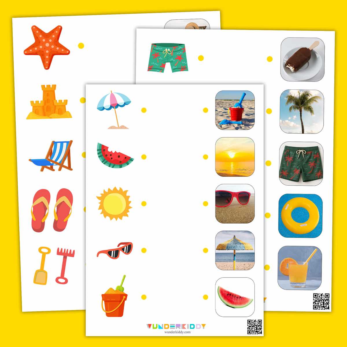 preschool summer worksheets for kindergarten