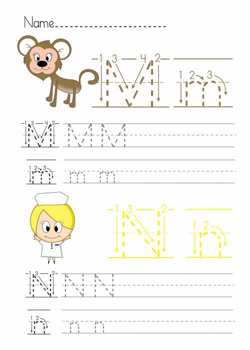 preschool worksheets letter m