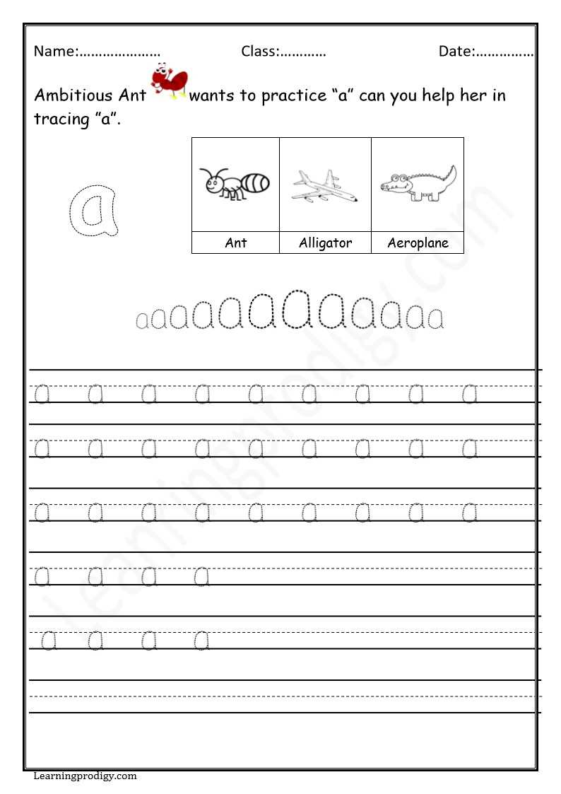 print alphabet tracing worksheets