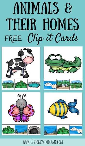 printable animal habitats worksheets