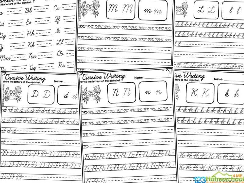 printable cursive worksheet