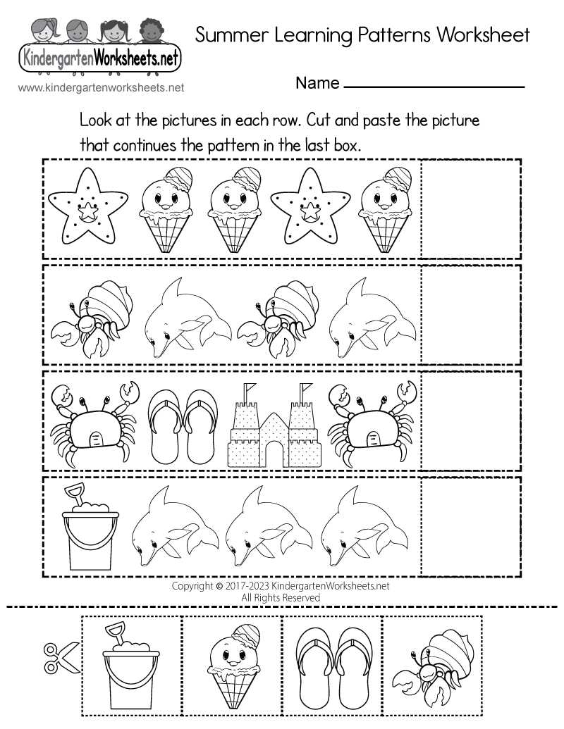 printable learning worksheets