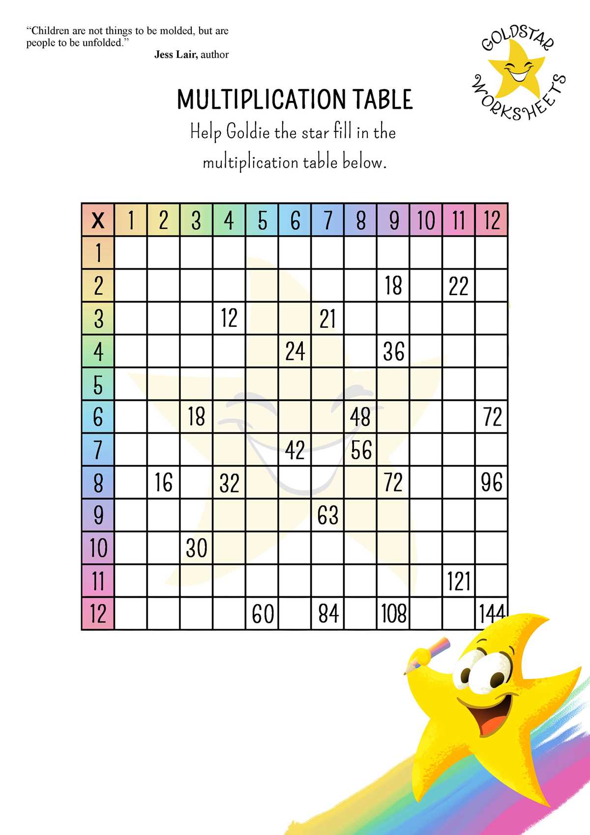 printable times tables worksheets free