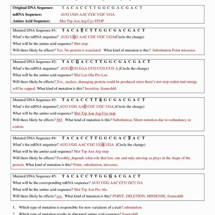 proteins synthesis worksheet