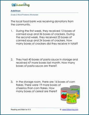 digit word problems worksheet
