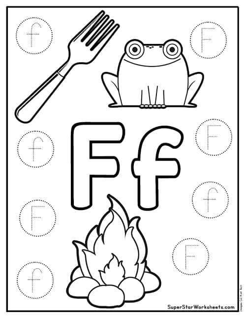 f worksheets preschool