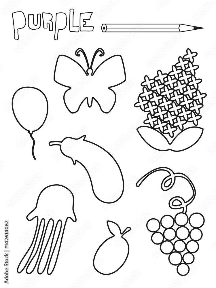 purple worksheets