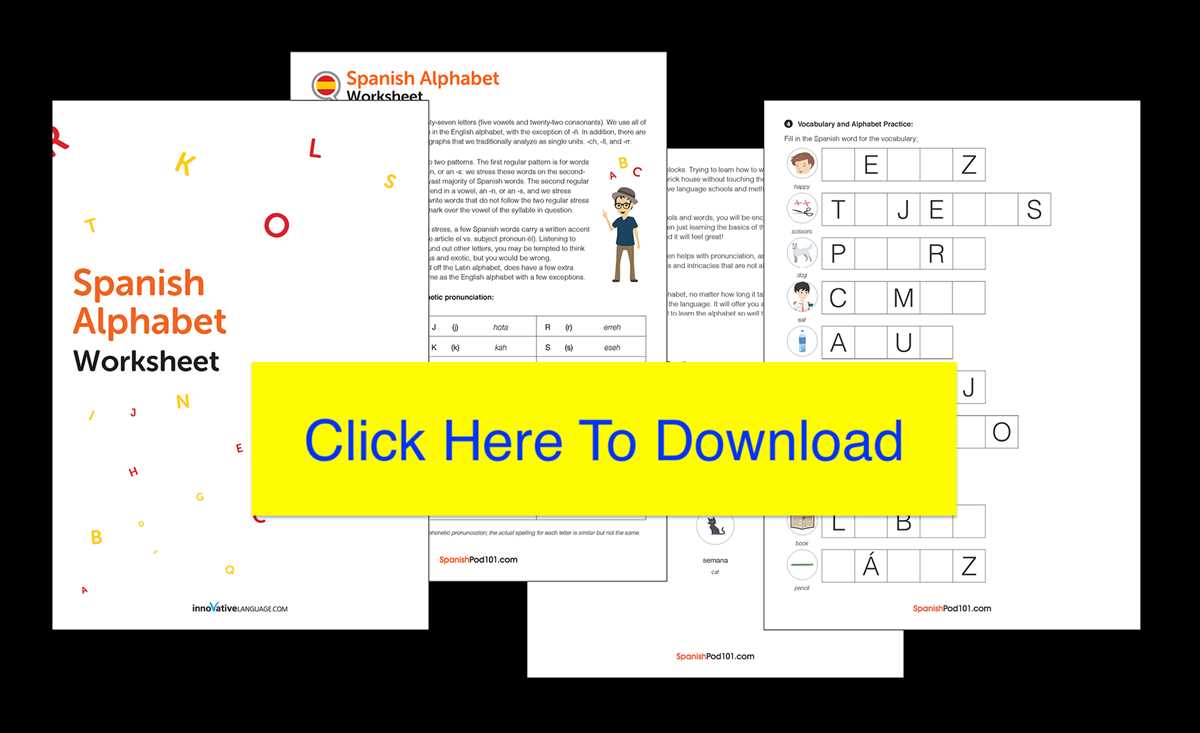 spanish for beginners worksheets for free