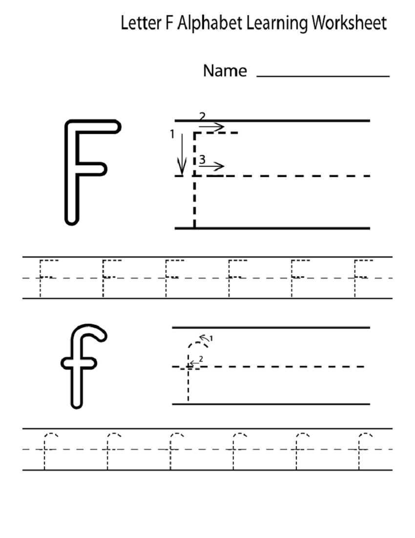 activity letter f worksheets for kindergarten