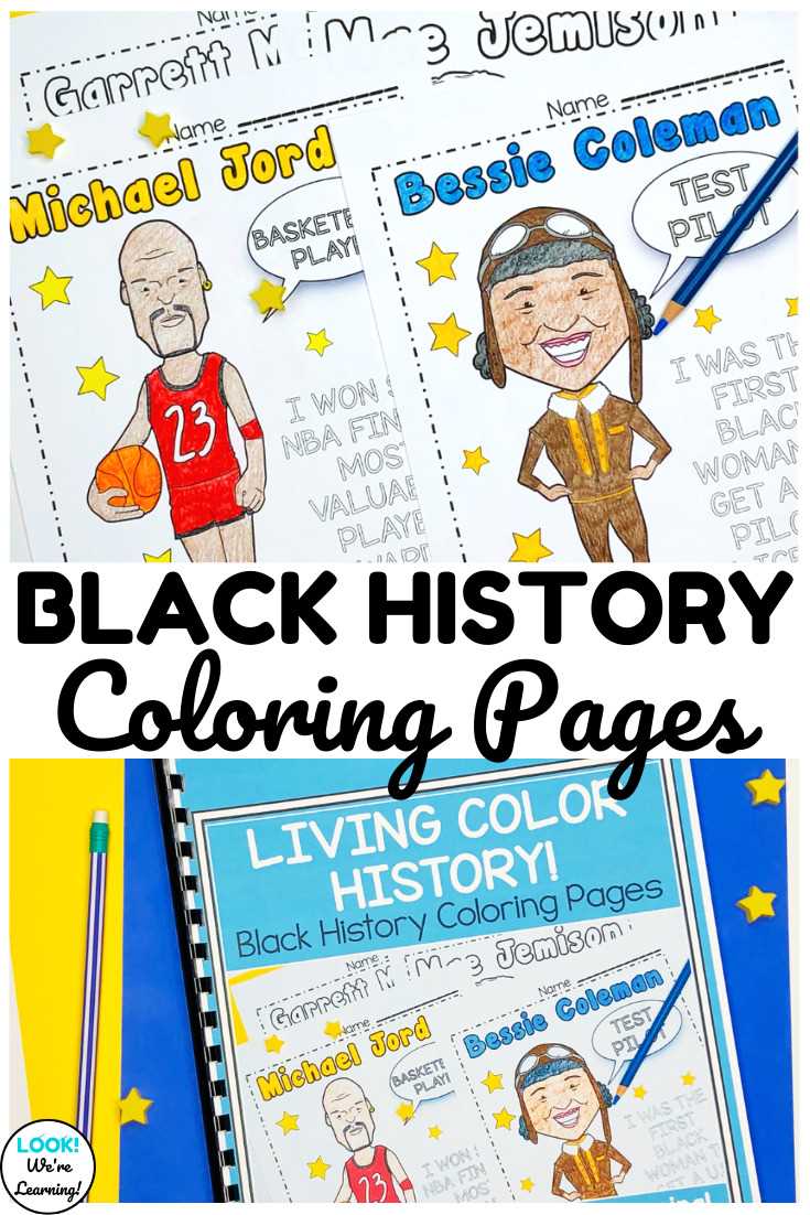 black history coloring worksheets