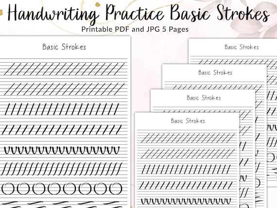 handwriting practise worksheets