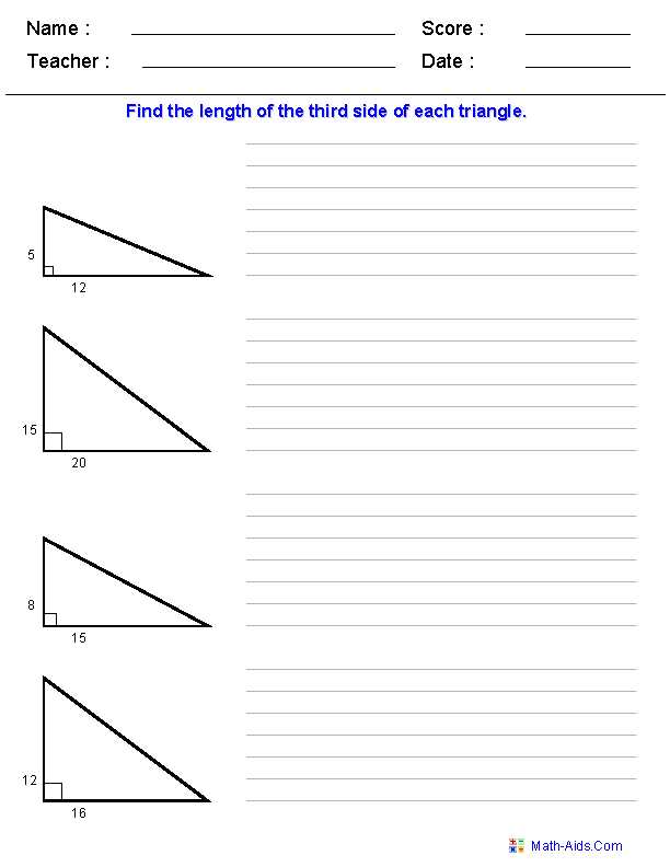 pythagorean theorem coordinate plane worksheet