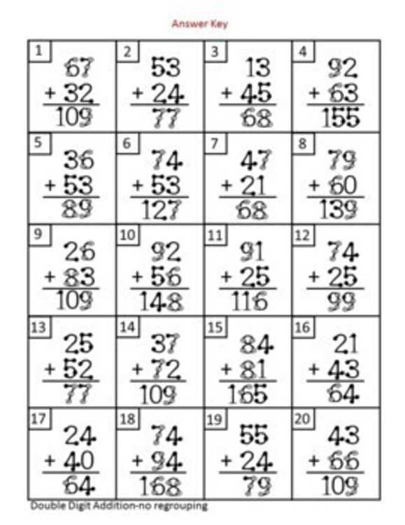 touch math worksheets addition