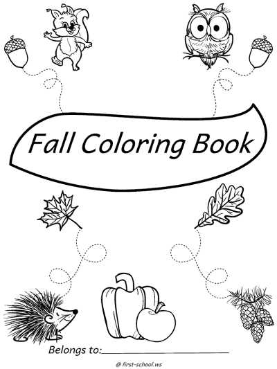fall season worksheets kindergarten
